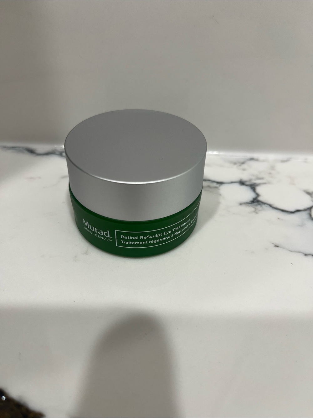Murad Eye Treatment Jar - Green and Silver